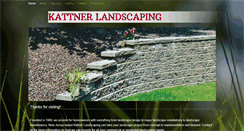 Desktop Screenshot of kattnerlandscaping.com